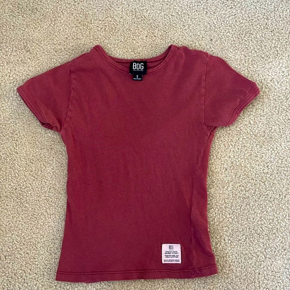 Urban Outfitters maroon top sz. sm